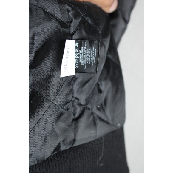 Oakland Raiders Varsity Jacket Mens White Black NFL Sleve Back Embroidered 3XL - Picture 12 of 16